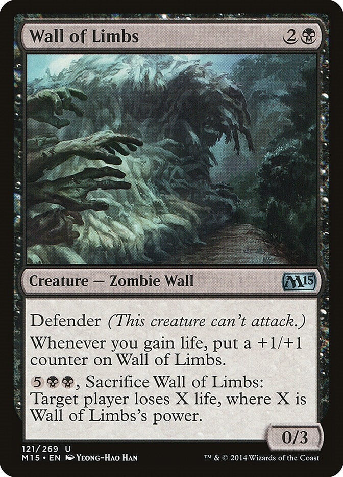 Wall of Limbs (121) [M15] - MTG Single