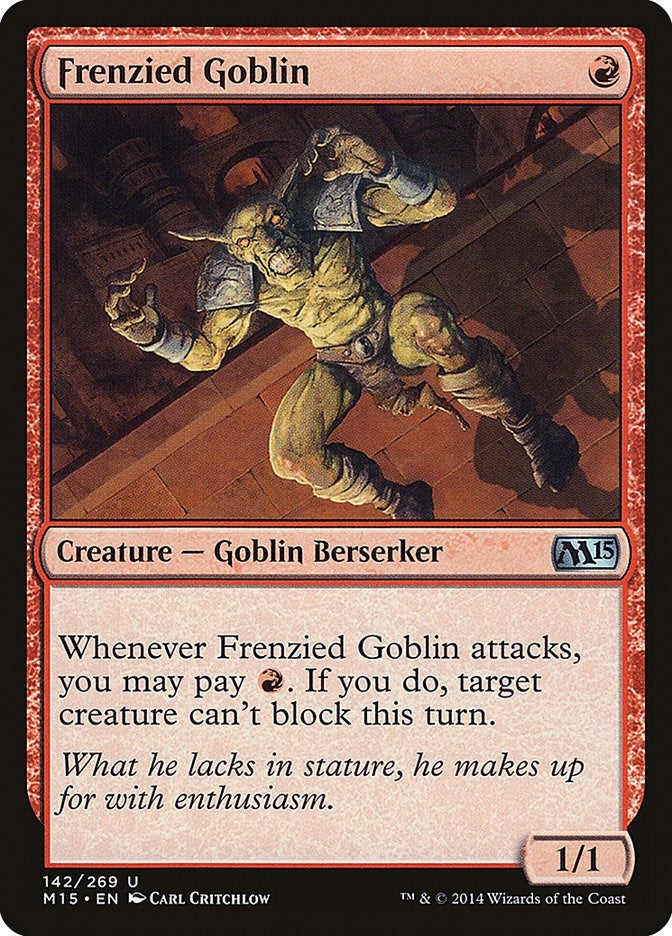 Frenzied Goblin (142) [M15] - MTG Single