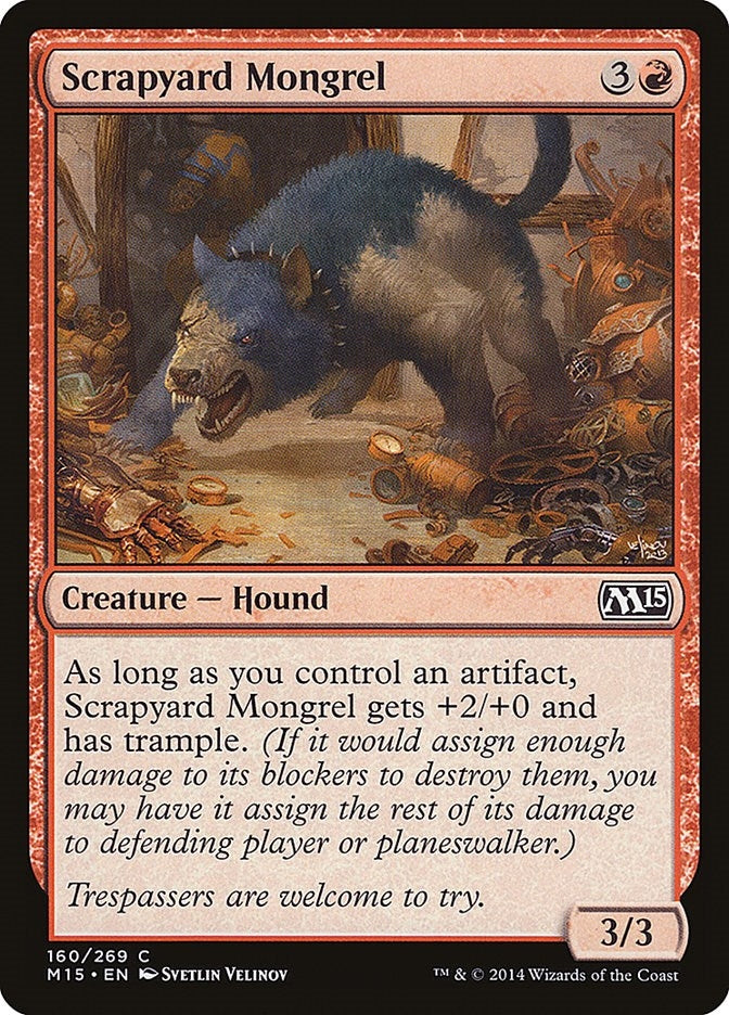 Scrapyard Mongrel (160) [M15] - MTG Single