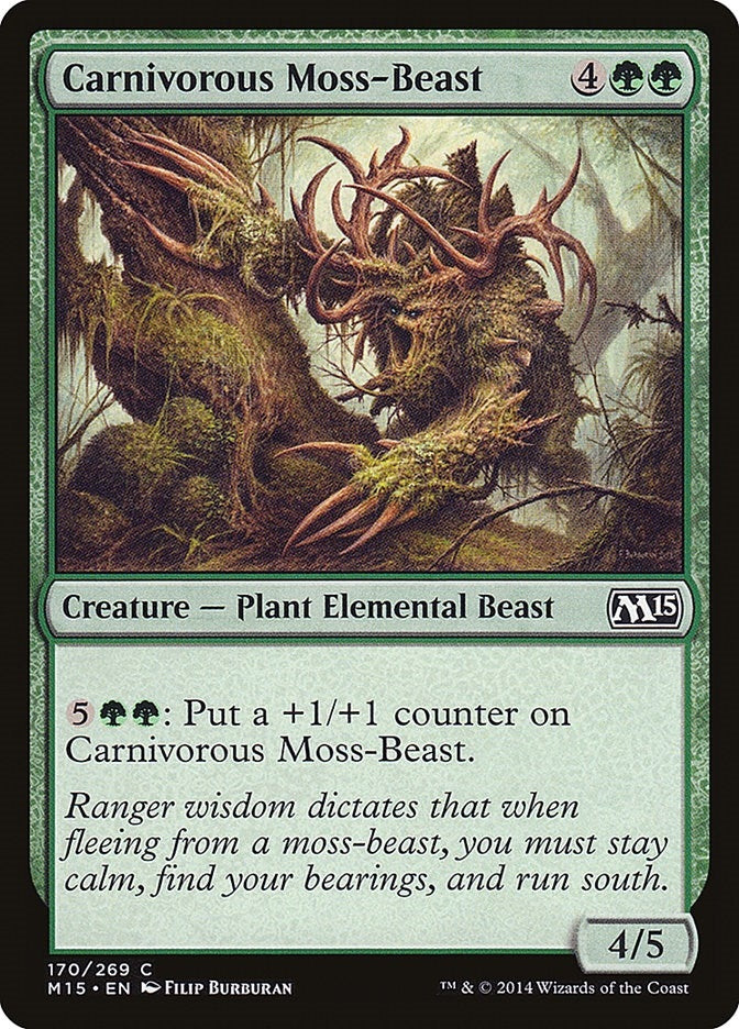 Carnivorous Moss-Beast (170) [M15] - MTG Single