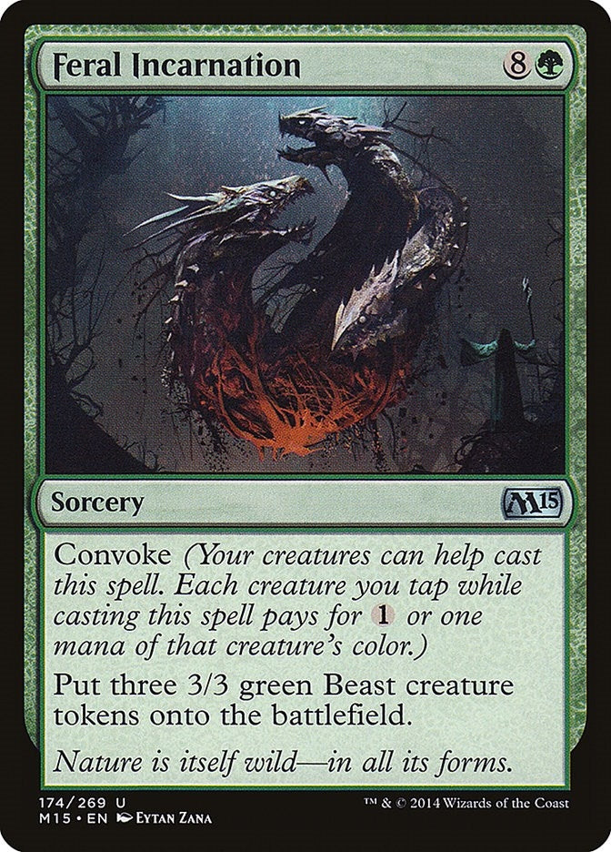 Feral Incarnation (174) [M15] - MTG Single