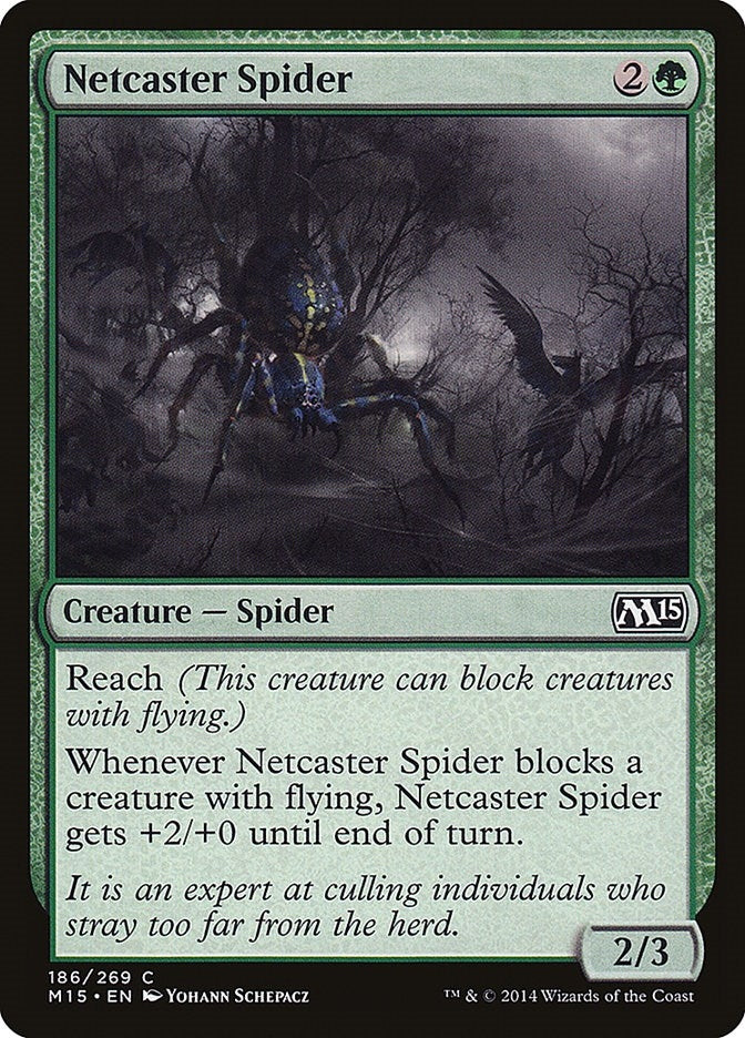 Netcaster Spider (186) [M15] - MTG Single