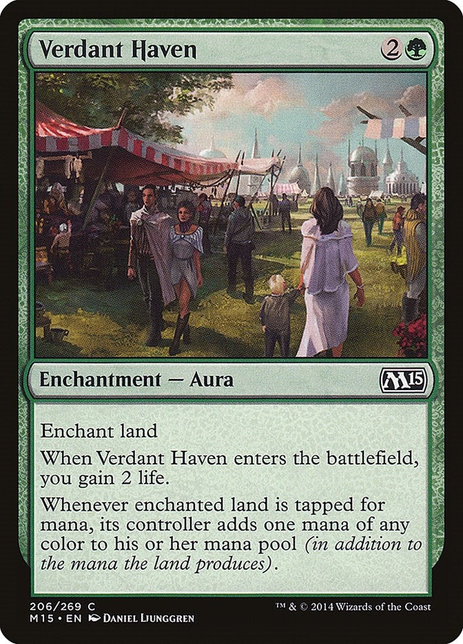 Verdant Haven (206) [M15] - MTG Single