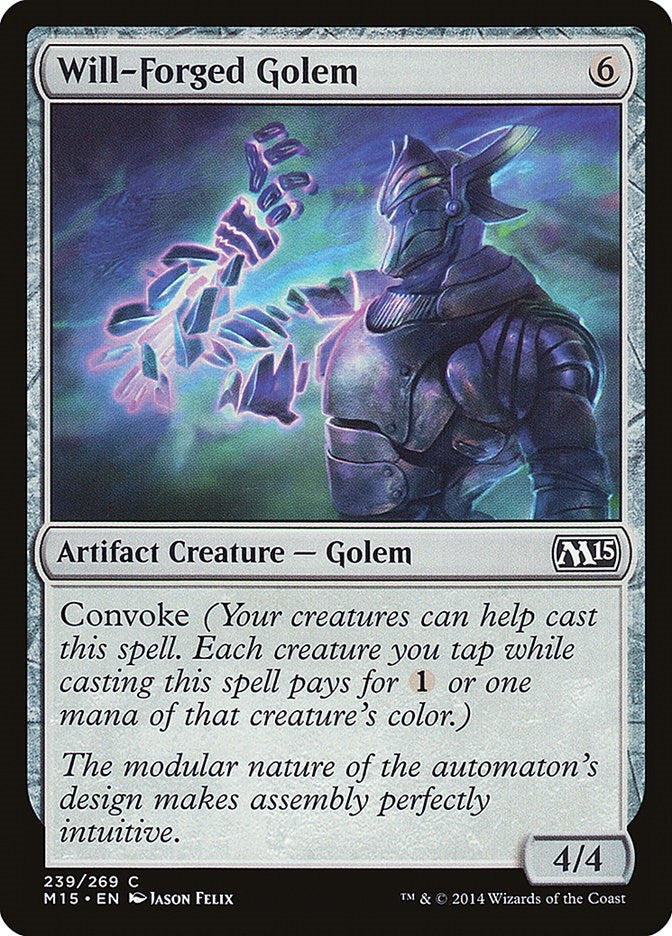 Will-Forged Golem (239) [M15] - MTG Single