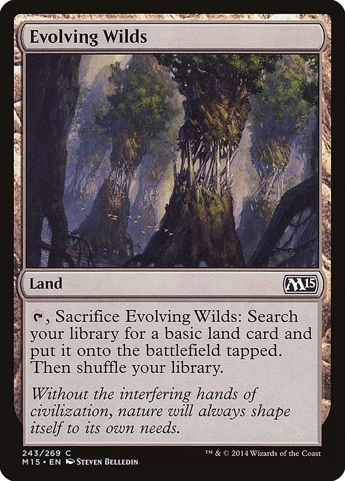 Evolving Wilds (243) [M15] - MTG Single