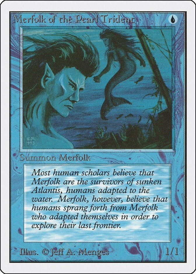 Merfolk of the Pearl Trident [2ED] - MTG Single