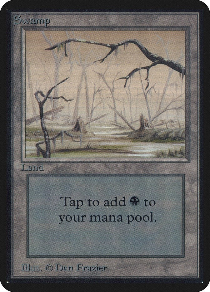 Swamp (B) [LEA] - MTG Single