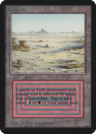 Image for Badlands (Alpha Edition) - Magic: The Gathering