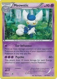 Image for Meowstic - 43/106 (XY Flashfire) (043/106) (Deck Exclusives) - Pokemon