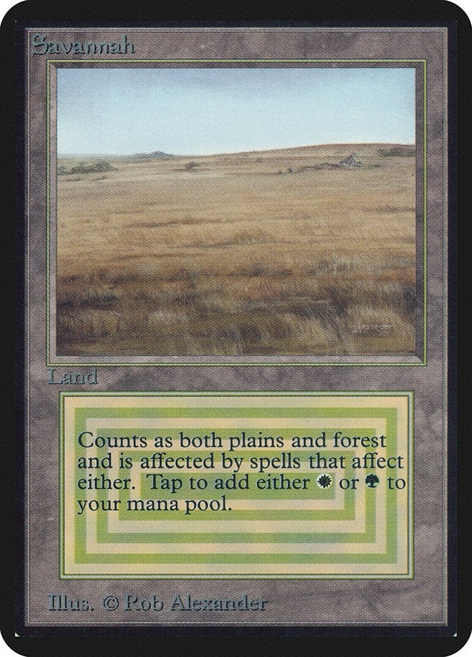 Savannah [LEA] - MTG Single