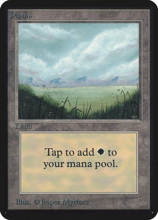 Plains (A) [LEA] - MTG Single