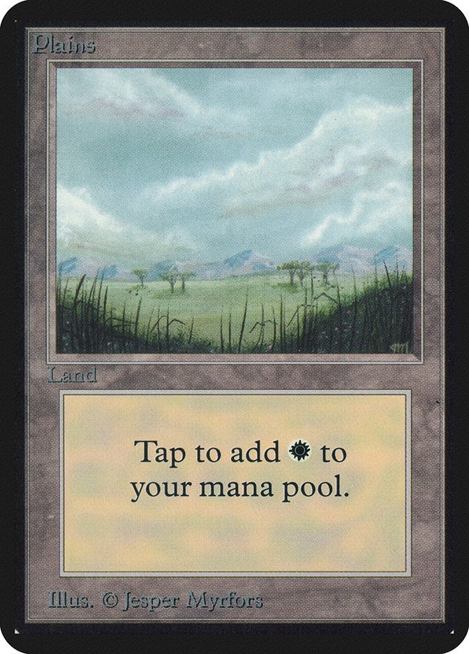 Plains (B) [LEA] - MTG Single