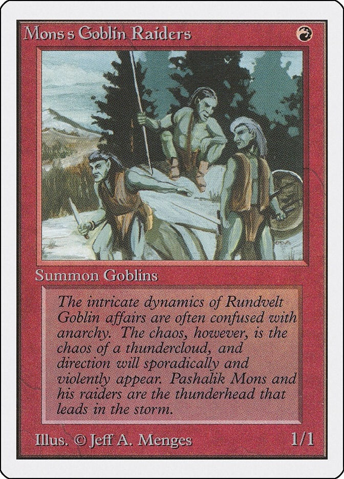 Mons’s Goblin Raiders [2ED] - MTG Single