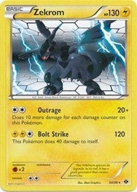 Image for Zekrom - 50/99 (Next Destinies) (050/099) (Deck Exclusives) - Pokemon