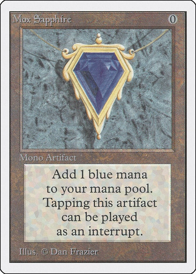 Mox Sapphire [2ED] - MTG Single