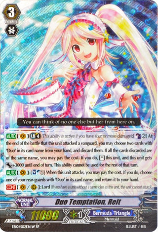 Duo Temptation Reit (White) (SP) (1002) [EB10] - Cardfight Vanguard Single
