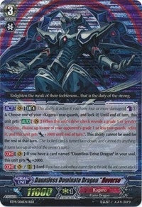Dauntless Dominate Dragon ’Reverse’ (14006) [BT14] - Cardfight Vanguard Single