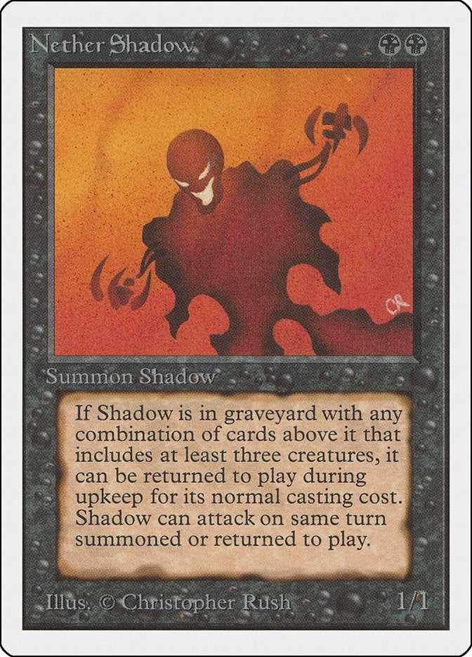 Nether Shadow [2ED] - MTG Single