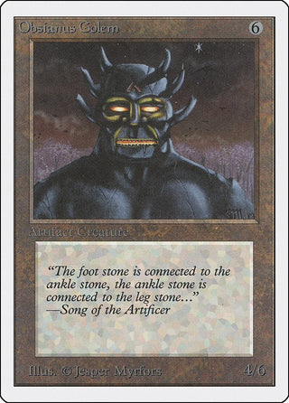 Obsianus Golem [2ED] - MTG Single