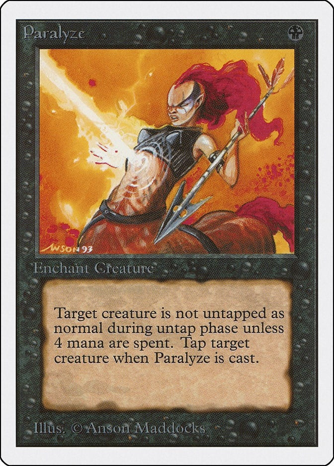 Paralyze [2ED] - MTG Single