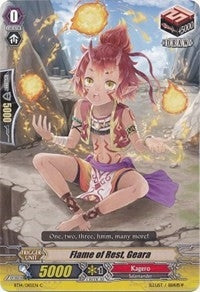 Flame of Rest Geara (14085) [BT14] - Cardfight Vanguard Single