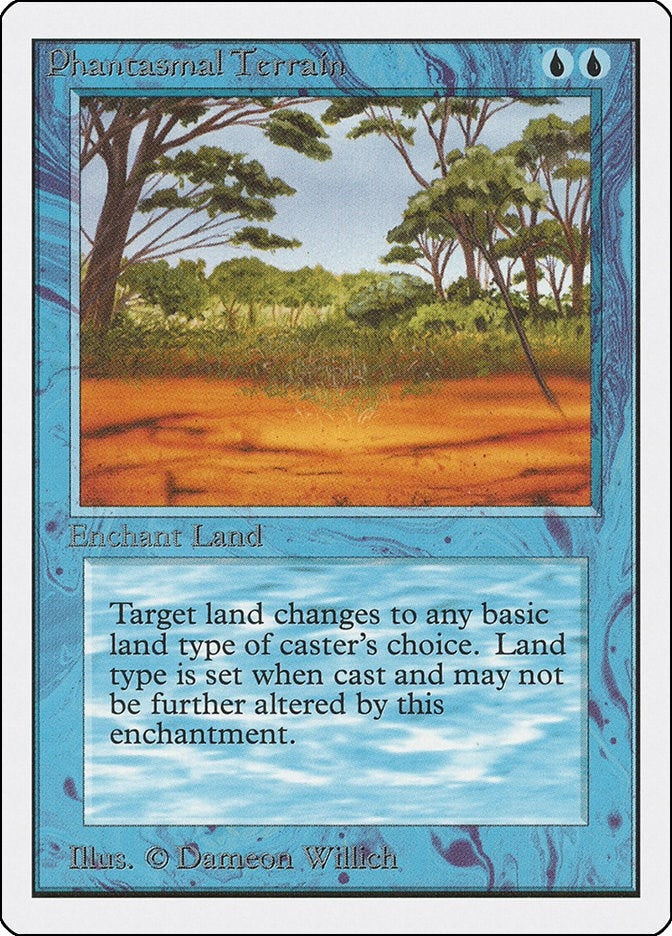 Phantasmal Terrain [2ED] - MTG Single