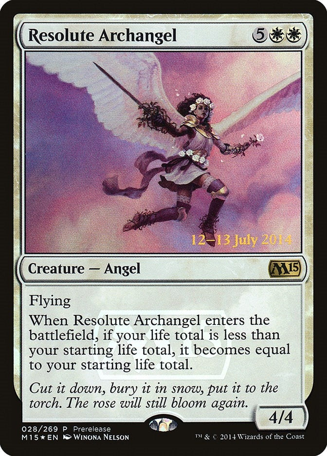 Resolute Archangel (28) [PRE] - MTG Single