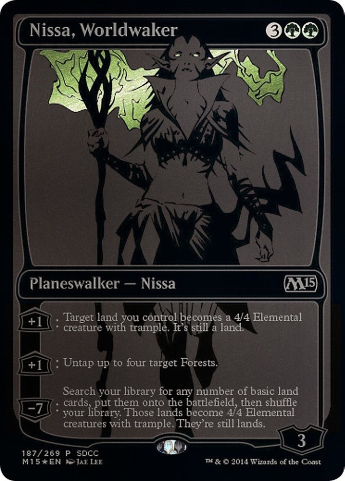 Nissa Worldwaker (SDCC 2014 Exclusive) (187) [MEDIA] - MTG Single