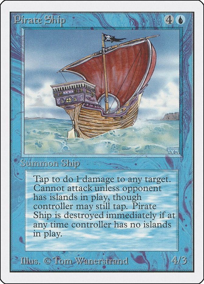 Pirate Ship [2ED] - MTG Single