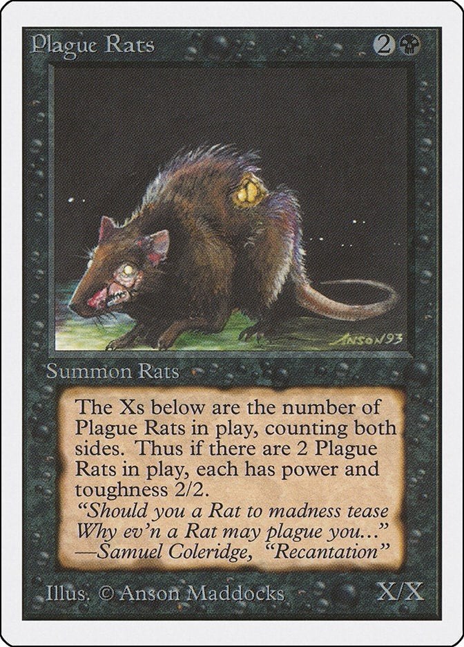 Plague Rats [2ED] - MTG Single