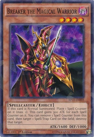 Breaker the Magical Warrior (Shatterfoil) (3005) (BP03) - YuGiOh Single