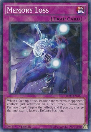 Memory Loss (Shatterfoil) (3229) (BP03) - YuGiOh Single