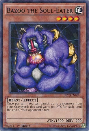 Bazoo the Soul-Eater (Shatterfoil) (3002) (BP03) - YuGiOh Single