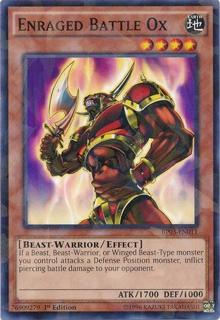 Enraged Battle Ox (Shatterfoil) (3011) (BP03) - YuGiOh Single