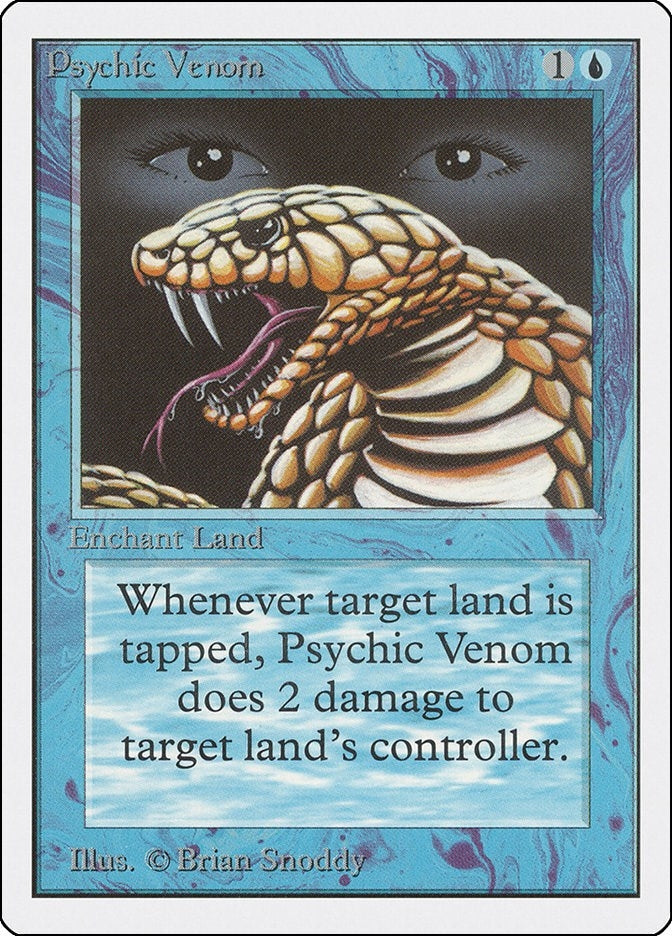 Psychic Venom [2ED] - MTG Single