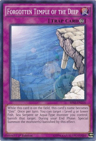 Forgotten Temple of the Deep (3216) (BP03) - YuGiOh Single