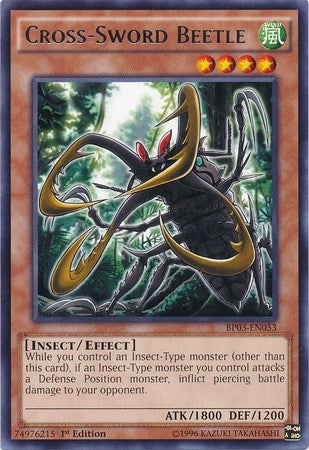 Cross-Sword Beetle (3053) (BP03) - YuGiOh Single