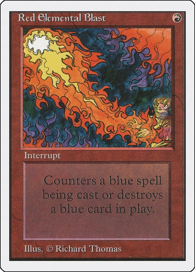 Red Elemental Blast [2ED] - MTG Single