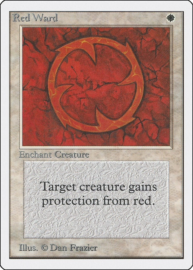 Red Ward [2ED] - MTG Single