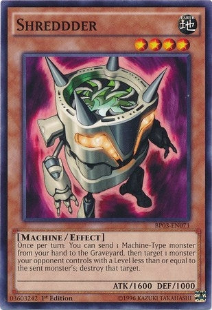 Shreddder (3071) (BP03) - YuGiOh Single