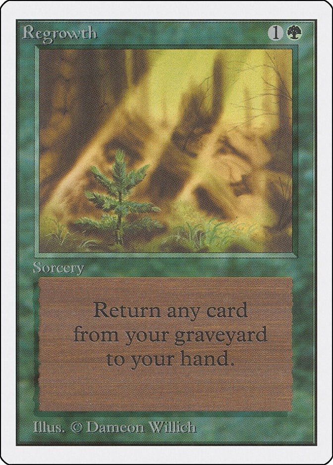 Regrowth [2ED] - MTG Single