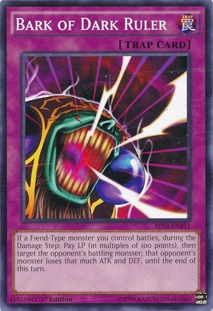 Bark of Dark Ruler (3191) (BP03) - YuGiOh Single