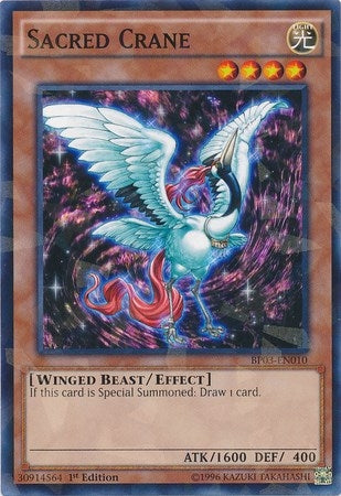 Sacred Crane (Shatterfoil) (3010) (BP03) - YuGiOh Single