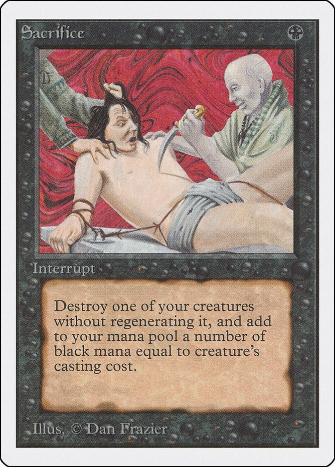 Sacrifice [2ED] - MTG Single