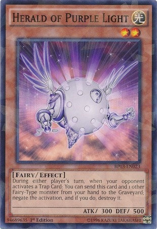 Herald of Purple Light (Shatterfoil) (3023) (BP03) - YuGiOh Single