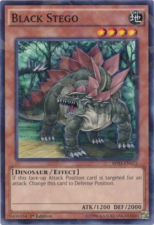 Black Stego (Shatterfoil) (3025) (BP03) - YuGiOh Single