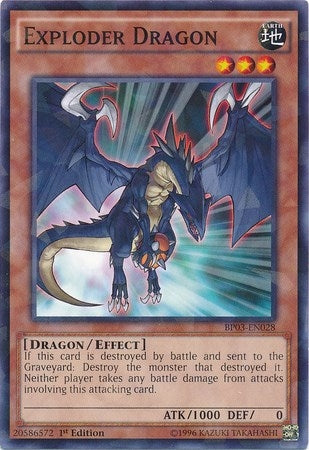 Exploder Dragon (Shatterfoil) (3028) (BP03) - YuGiOh Single