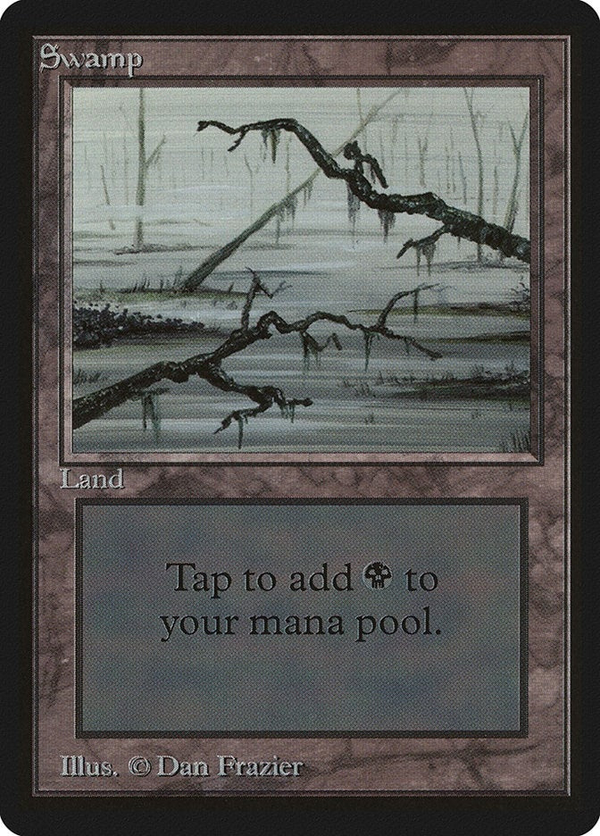 Swamp (C) [LEB] - MTG Single