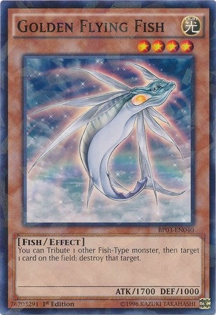 Golden Flying Fish (Shatterfoil) (3040) (BP03) - YuGiOh Single