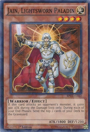 Jain Lightsworn Paladin (Shatterfoil) (3042) (BP03) - YuGiOh Single